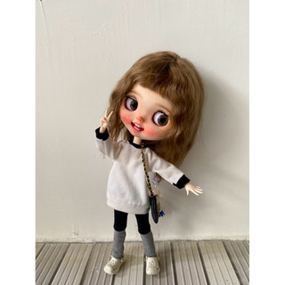 Set áo thun quần leging size blythe,ob24
