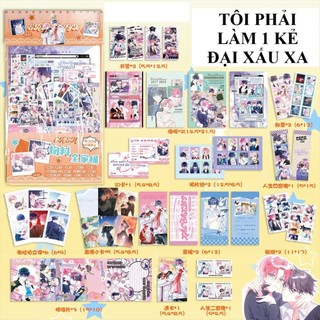 [Hàng sẵn - 30 MÓN] Túi quà tặng Tôi Phải Làm Một Kẻ Đại Xấu Xa / [TQ70] combo quà tặng đặc biệt BL đam mỹ manhwa hệ