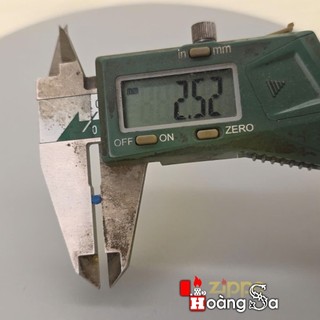 Đá zippo nhập khẩu màu xanh size 2.5x5