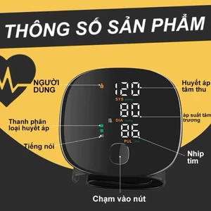 Máy Đo Huyết Áp Cổ Tay Điện Tử
