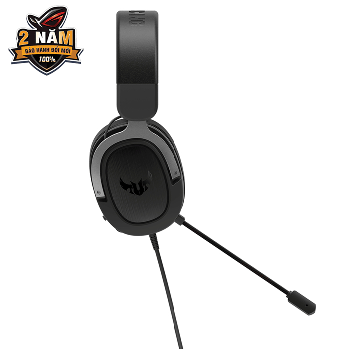 [LIVE] Tai nghe gaming TUF GAMING H3 (Màu xám) âm thanh vòm 7.1