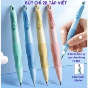 Bút Chì Cá Heo Bấm Thu Ngòi Dành Cho Học Sinh – Tay Cầm Định Vị, Nhựa ABS Siêu Nhẹ, Viết Êm.