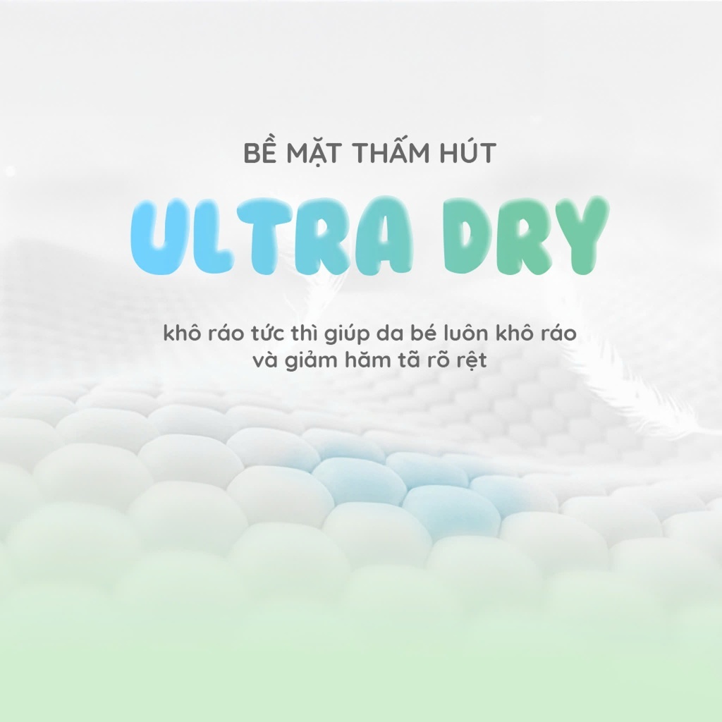 COMBO 10 Miếng Dùng Thử Tã/Bỉm Supdry Eco Êm Ái, Khô Thoáng, Thấm hút tốt Cho bé size M, L, XL, XXL, 3XL