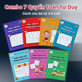 Sách-Bộ 7 Quyển Các Phép Tính Tách, Gộp, Cộng Trừ Trong Phạm Vi 100 - Phù Hợp Cho Bé Từ 4-8 Tuổi(17)