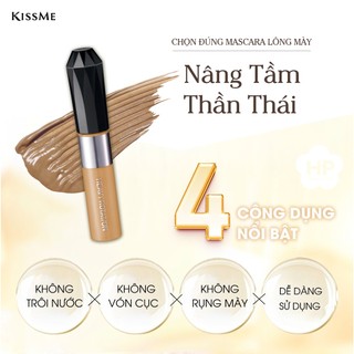 Mascara Chải Đổi Màu Lông Mày Chống Lem Trôi Ex Kissme Heavy Rotation Coloring Eyebrow 8g (9màu)