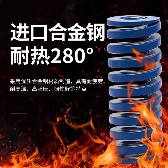Lò xo khuôn mẫu màu xanh dương đủ kích thước -100% thương hiệu & chất lượng cao