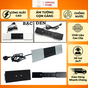 Ổ Điện Âm Bàn Trượt Ngang OD-GB02 Energy Green Lighting - Thiết Kế Tiết Kiệm Không Gian - Nhiều Chế Độ ( USB , Type C )