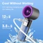 JAMAY F9 Quạt quạt cầm tay mini có thể gập lại, điều chỉnh tốc độ cao 199 cấp độ, đèn khẩn cấp