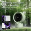 Jamay F23 Quạt Để Bàn Tích Điện -im lặng-Tự động lắc đầu-10 giờ sử dụng-Đèn ngủ-Điều chỉnh cao độ