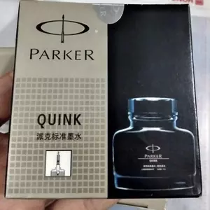 Mực Parker Cao Cấp Dùng Cho Bút MáyTiểu Học Màu Đen Dung Tích 57ml, Nhanh Khô, Không Bị Đóng Cặn.Phù Hợp Với Cấp 1