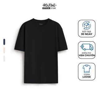 Áo Thun Tay Ngắn Trơn Form Loose - Routine 10S25TSS049