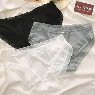 Quần Lót Su Ren Thoáng Mát, Quần Lót Nữ Mềm Mại Đính Nơ Gợi Cảm AMYBRA L519