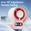 JAMAY F16 Quạt làm mát cầm tay tốc độ cao199 , thời lượng pin 30 giờ, gập 135° quạt LED USB Type-C
