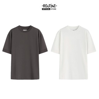 Áo Thun Tay Ngắn Vải French Terry Form Loose - Routine 10F24TSS048