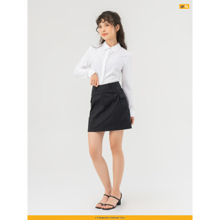 ⚡T5 199K⚡ Áo sơ mi công sở dáng slim fit nữ YODY vải nano ôm gọn tôn dáng WCSH25A233
