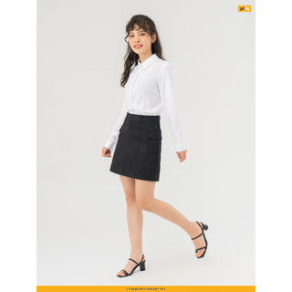 ⚡T5 199K⚡ Áo sơ mi công sở dáng slim fit nữ YODY vải nano ôm gọn tôn dáng WCSH25A233