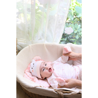 M&B (0-12M) Bộ quần áo dài tay Carrot Thỏ Hồng chất cotton cao cấp mềm mịn, thoáng mát thấm hút mồ hôi tốt BST SS25