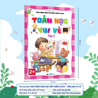 Combo 4 Cuốn “Toán Học Vui Vẻ”: Nâng Cao Sáng Tạo, Phát Triển Tư Duy Toán Học – Dành Cho Trẻ Từ 2 Tuổi