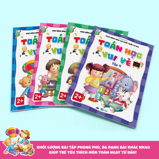Combo 4 Cuốn “Toán Học Vui Vẻ”: Nâng Cao Sáng Tạo, Phát Triển Tư Duy Toán Học – Dành Cho Trẻ Từ 2 Tuổi
