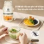 Máy Xay Ăn Dặm Cho Bé BearQCOOKO 8 Lưỡi Dao Xay Mướt Mịn Nhuyễn Cối Thủy Tinh Chất Liệu An Toàn