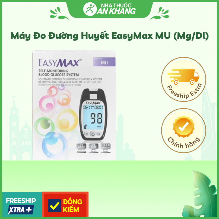 Máy đo đường huyết EasyMax MU (mg/dl)