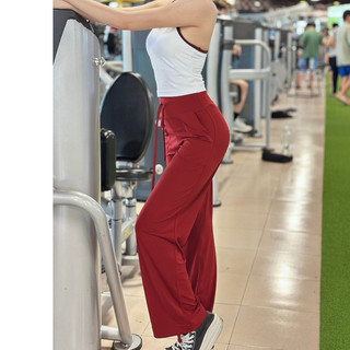 Combo 2 Quần Suông Ống Rộng Nữ TUẤN HD QCP Cạp Cao Dây Rút - Quần Tập Gym Yoga Hack Dángv
