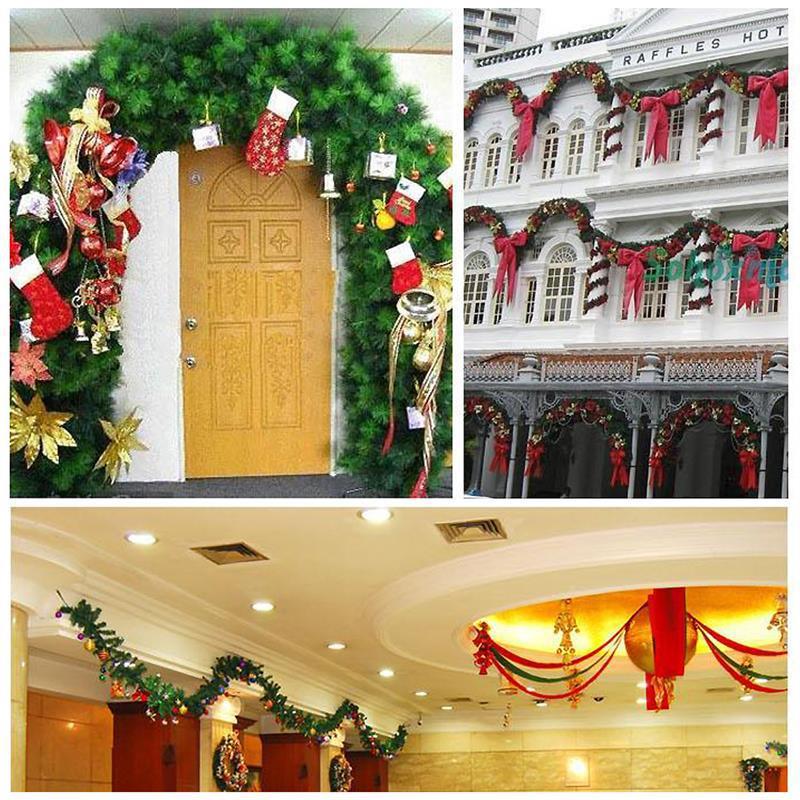 Dây thông 2.7m đã trang trí nhiều mẫu Deco Giáng Sinh