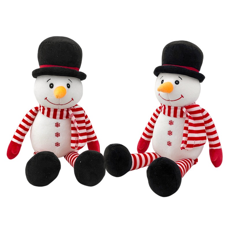 Gấu Bông Ông Già Noel, Người Tuyết, Tuần Lộc Tay Dài Kẻ Quà Tặng Giáng Sinh Cho Người Thân, Trang Trí Decor Noel