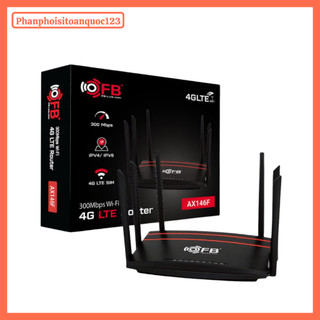 Bộ Phát Wifi 4G LTE Cắm SIM Dùng Ngay, 6 Anten, 300Mbps, Camera Nhà Trọ Quán Cafe