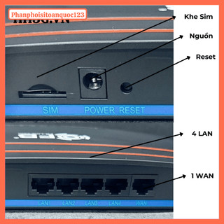 Bộ Phát Wifi 4G LTE Cắm SIM Dùng Ngay, 6 Anten, 300Mbps, Camera Nhà Trọ Quán Cafe