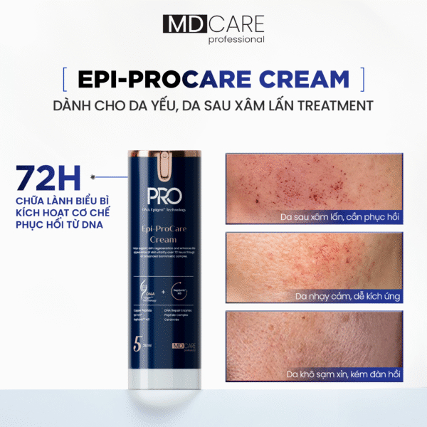 [ĐẠI LÝ CHÍNH HÃNG] Kem Dưỡng Ẩm Phục Hồi Và Cải Thiện Nếp Nhăn MD CARE Epi - ProCare Cream 30ml