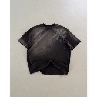 Áo thun wash MMESTLINE "REVERB" form Big Boxy lụa vải Premium Cotton