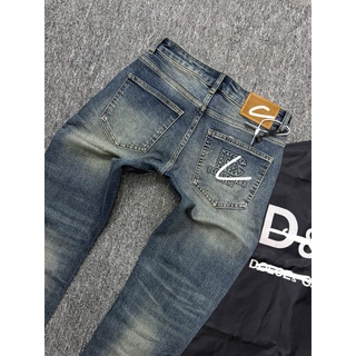 Quần Jean Nam xanh Wash Nhẹ – Form Slim Fit, Chất Co Giãn, Phong Cách Streetwear quảng châu