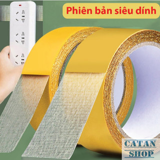 Cuộn 18m Băng Keo 2 Mặt Vải Lưới Siêu Dính , Băng Keo Kết Dính Trên Các Bề Mặt Không Để Lại Vệt Keo