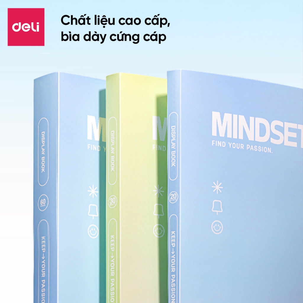 File lá File Tài liệu 20 30 60 lá Deli Màu Pastel Bìa Đựng Tài Liệu Giấy Tờ Giấy Kiểm Tra Cho Học Sinh