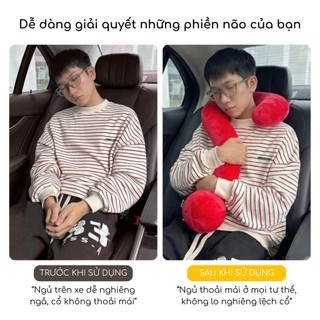 Gối Tựa Đầu, Tựa Cổ Hình "?" Mềm Mại,Thoải Mái Dùng Để Thư Giãn, Trang Trí, Du Lịch, Gift, Question Pillow 2u.lifestyle