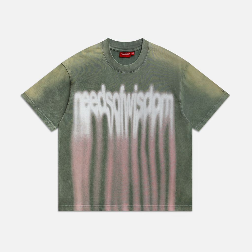 Áo thun NEEDS OF WISDOM Metal Blur Tee - Washed Tasman - Local Brand ...