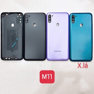 Lưng vỏ samsung m11, vỏ bộ, benzen, khung sườn, nắp lưng sam sung m115, nắp pin, lưng nhựa
