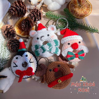 Móc khoá len thích hợp làm quà tặng Giáng Sinh/Noel