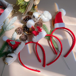 [Loại đẹp] Kẹp Mũ/Nơ Caro nguyên liệu nhập phù hợp Noel cho bé