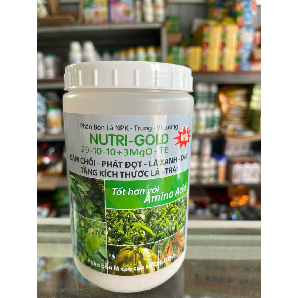 Phân bón lá Vĩnh Thạnh Nutri Gold 29-10-10 +Mgo+TE Hũ 500gr
