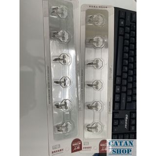 Thanh 6 Móc, Vỉ 3 Móc Dán Tường Siêu Dính Treo Đồ, Quần Áo, Khăn, Đồ Dùng Nhà Bếp Siêu Dính, Siêu Chịu Lực