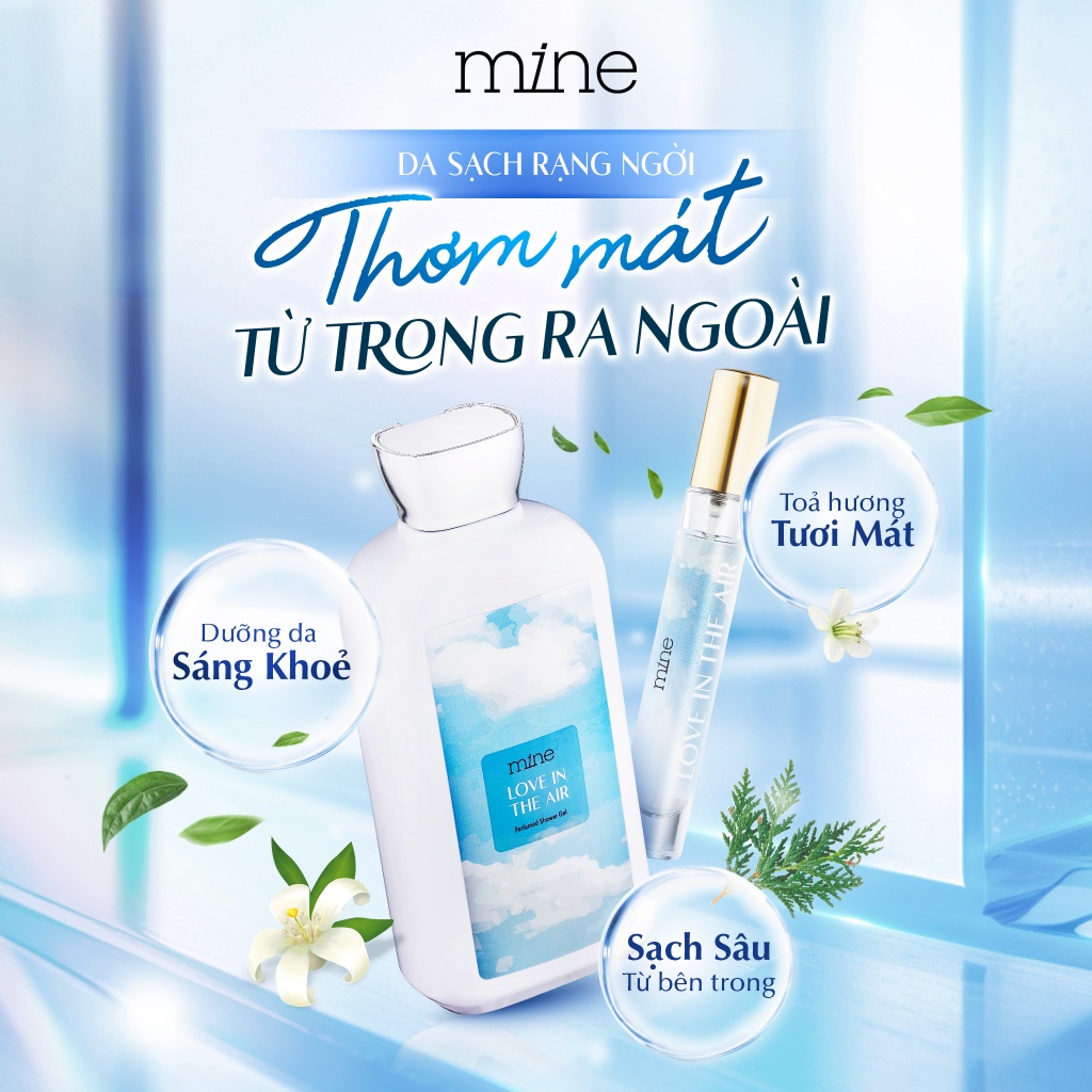 [FULL BOX] Quà Tặng Sinh Nhật Cho Nữ Tinh Tế Gồm Nước Hoa 30ML + Sữa Tắm 470G Thơm Tươi Mát, Tinh Khiết Kèm Thiệp