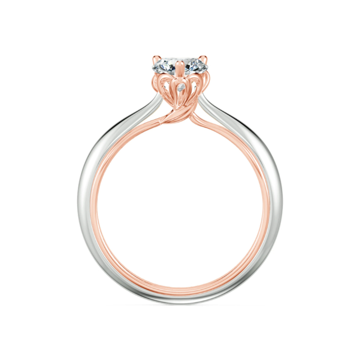 [CHAT TRƯỚC KHI ĐẶT] Nhẫn Cầu Hôn Tierra Sweet Pea NCH8413, Vàng 14K 18K, Chủ CZ Trái Tim, Lấy Cảm Hứng Từ Hoa Đậu Ngọt