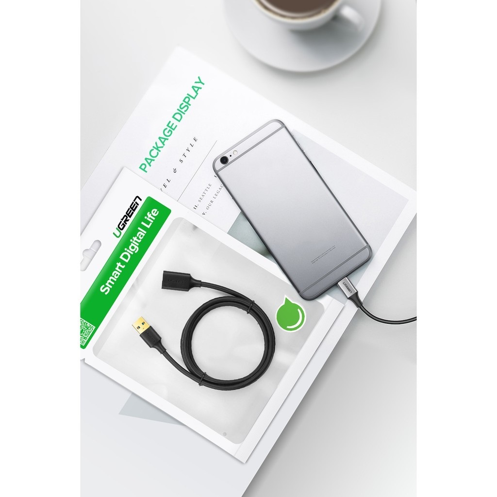 Cáp USB 3.0 nối dài Chống Gỉ, Đầu Cáp Mạ Vàng chính hãng Ugreen US129 - Bảo hành 24 tháng | BigBuy360 - bigbuy360.vn