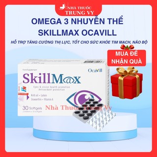 Viên uống Omega 3 Nhuyễn Thể Skillmax hỗ trợ tăng cường thị lực(Hộp 30 viên)