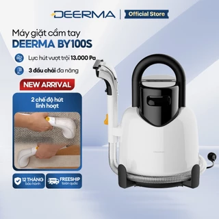 Máy giặt cầm tay Deerma BY100S làm sạch thảm, sofa vải, rèm với lực hút 13.000 Pa - Bảo hành 12 tháng