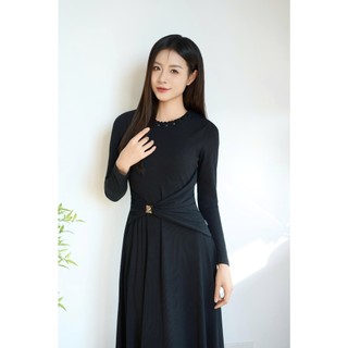Đầm Nữ 𝐂𝐂𝐇𝐀𝐓 Dáng Xòe Hlux Ir Chất Liệu Thun Cao Cấp Co Giãn 15VNC2011XT