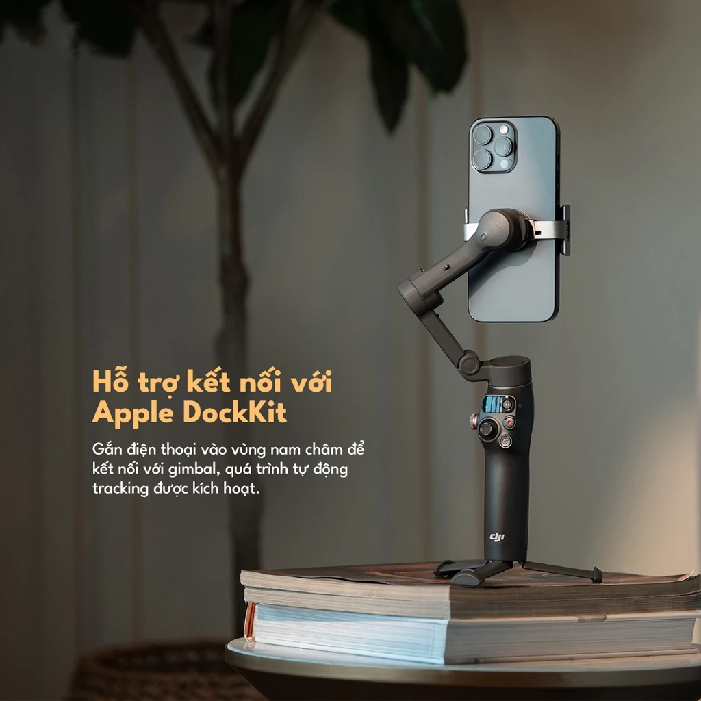Gimbal Chống Rung Điện Thoại DJI Osmo Mobile 8 Theo Dõi Chủ Thể Cằng Camera Gốc (DJI OM 8)