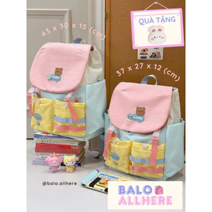BaLo (XINHXINH) Balo Đi Học Cute, Cặp Sách Nữ Dễ Thương BL29